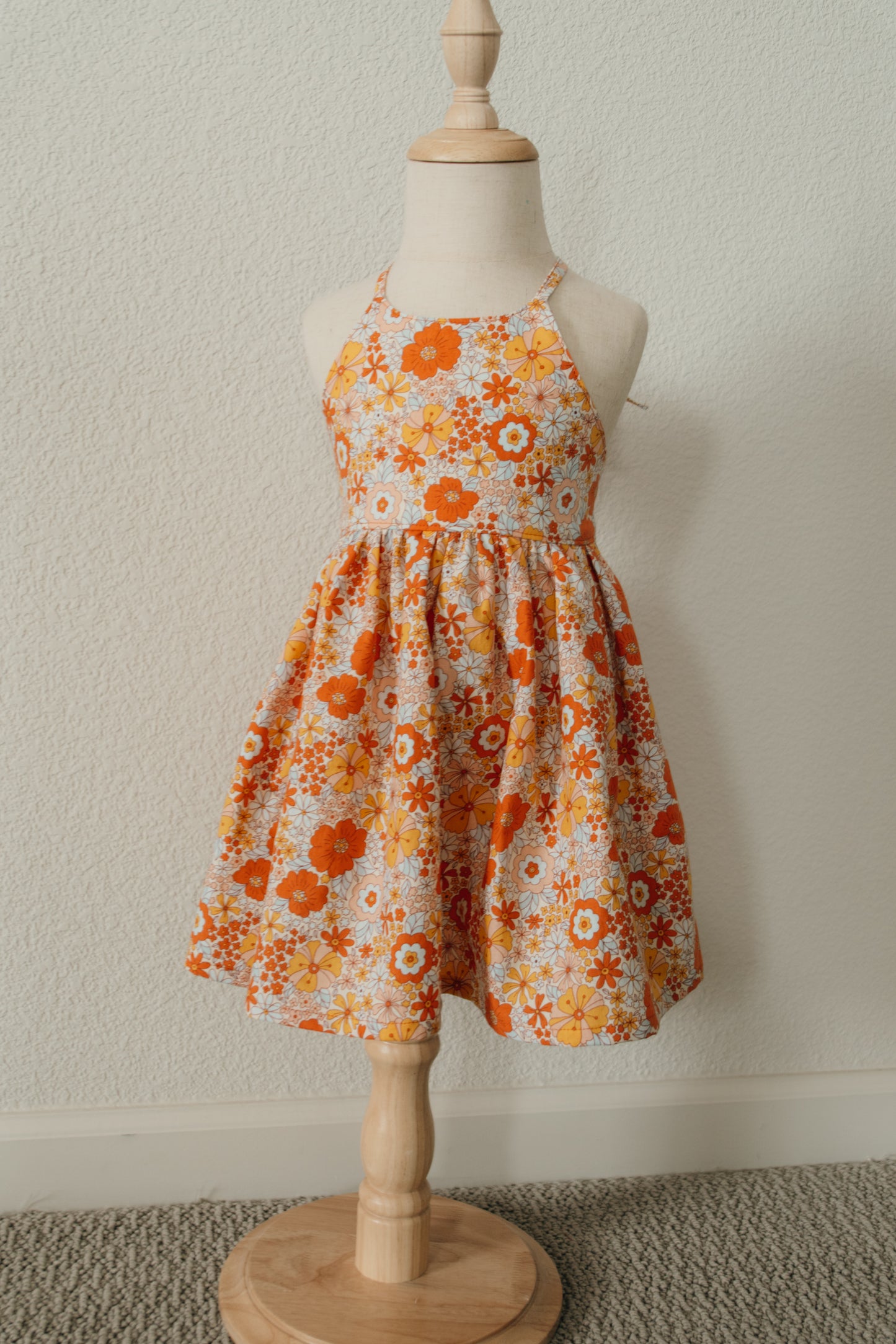 Floral Tie Back Dress