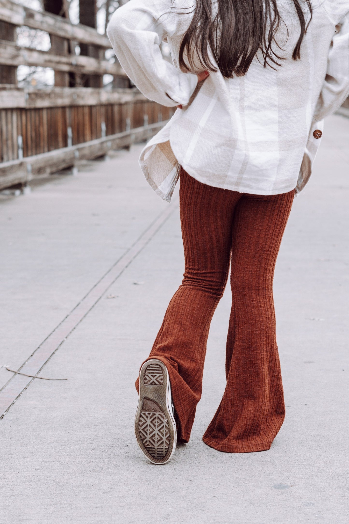 Burgundy Bell Bottoms